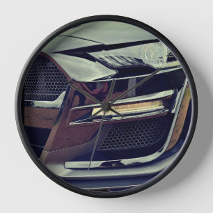 Black Mustang Clock