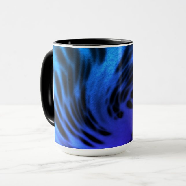 Black n Blue Mug (Front Left)