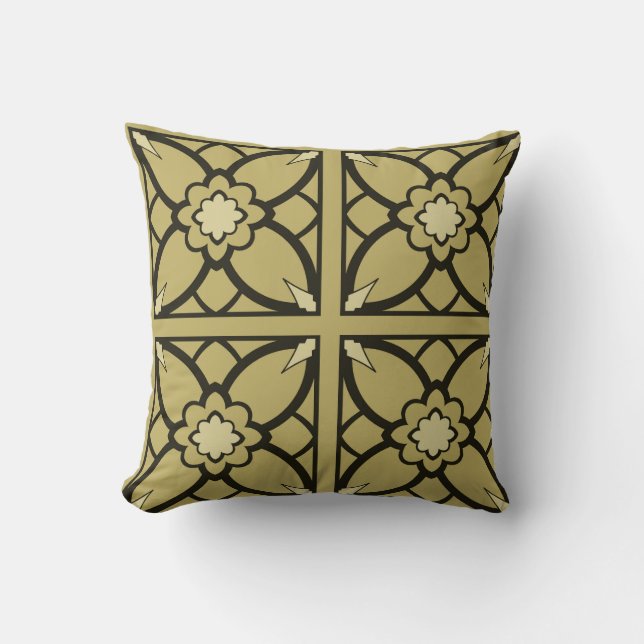 Black 'N' Gold Cushion (Front)