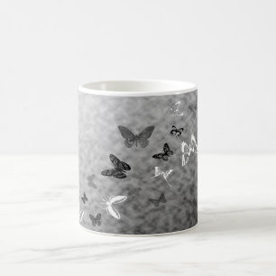 Black n White Butterflies Coffee Mug