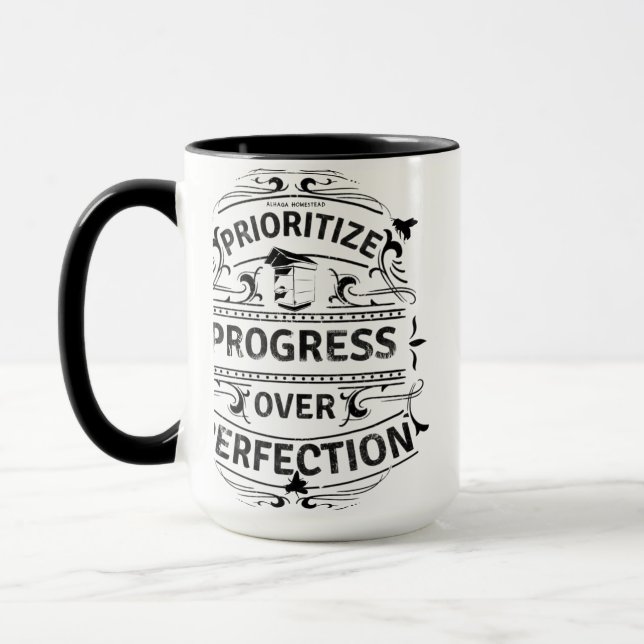 Black n white mug (Left)