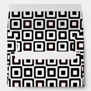 Black-n-White Squares Envelopes
