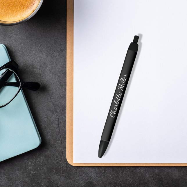 Black name script classic black ink pen (Creator Uploaded)