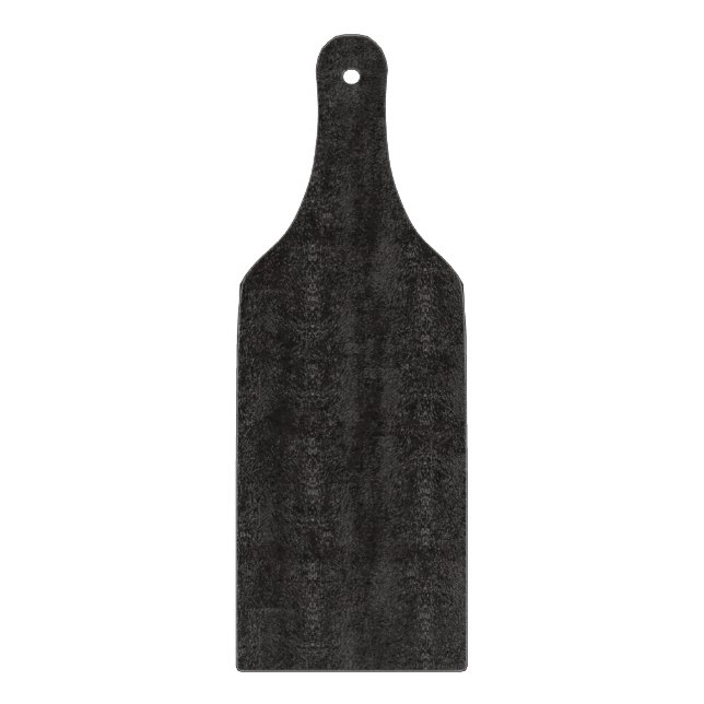Black Natural Cork Bark Look Wood Grain Cutting Board (Front)