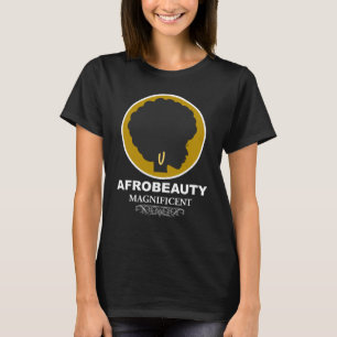 Black Natural Hair For Black Women & Girls Afro H T-Shirt