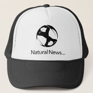 Black Natural News Trucker Hat