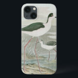 Black-Necked Stilts by the Water iPhone 13 Case<br><div class="desc">This simple yet beautiful fine art print of two black-necked stilts standing by the water on a cloudy day will look perfect on any Zazzle product. The neutral colors are very relaxing and would make a great addition to your home or office.</div>