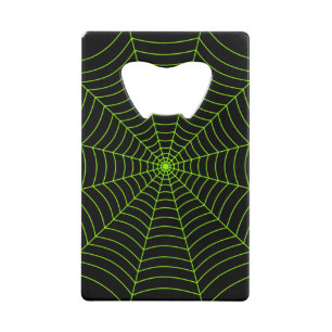 Black neon green spider web Halloween pattern