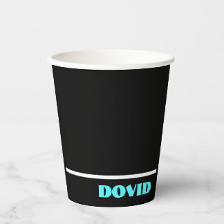 Black neon upsherin cup