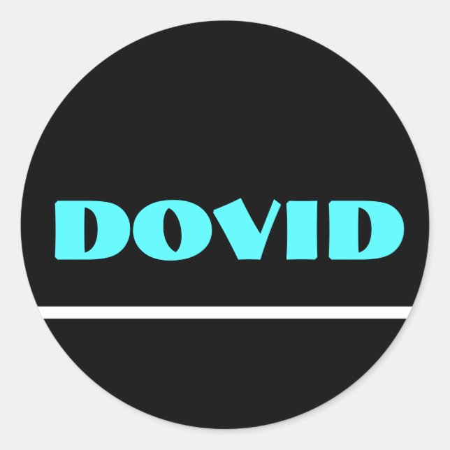 Black neon upsherin sticker (Front)