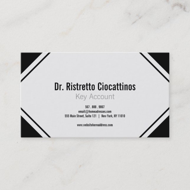 Black nooks business card (Front)