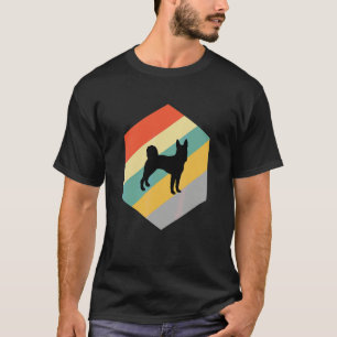 Black Norwegian Elkhound Dog T-Shirt