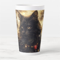 Black Norwegian Forest Cat Digital Art