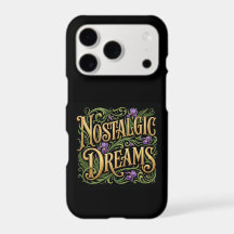 Black Nostalgic Dreams iPhone Case