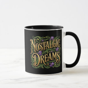 Black Nostalgic Dreams Mug