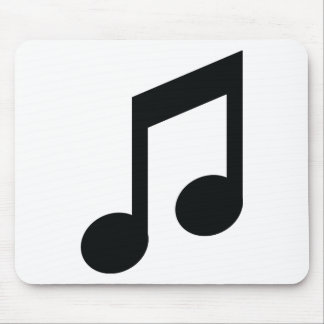black note icon mouse mat