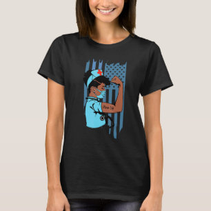 Black Nurse Black Girl Magic Arican American Nurse T-Shirt