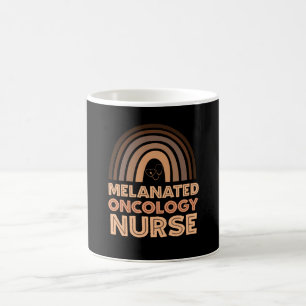 Black Nurse Melanated Oncology Nurse Black History Coffee Mug