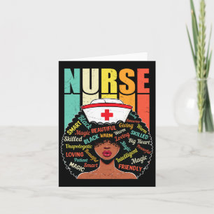 Black Nurse Sophisticated And Gorgeous Melanin His Card