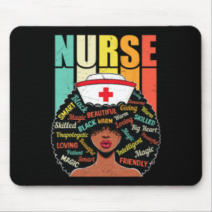 Black Nurse Sophisticated And Gorgeous Melanin His Mouse Mat