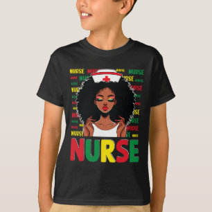Black Nurse Sophisticated And Gorgeous Melanin His T-Shirt