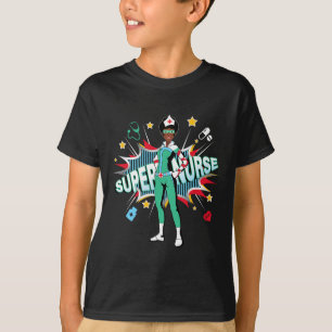 Black Nurses Rock Shirt Super Hero Funny Black Rn