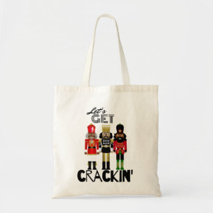 Black Nutcracker "Crackin" Tote Bag