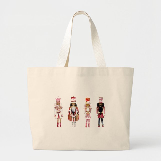 Black Nutcracker Tote Bag (Front)