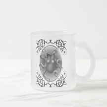 Black Octopus Tentacles Serving Set Frosted Mug