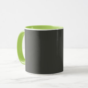 Black olive (solid colour)  mug
