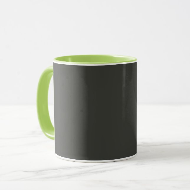 Black olive (solid colour)  mug (Front Left)