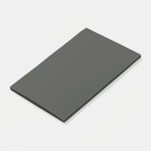 Black olive (solid colour)  post-it notes