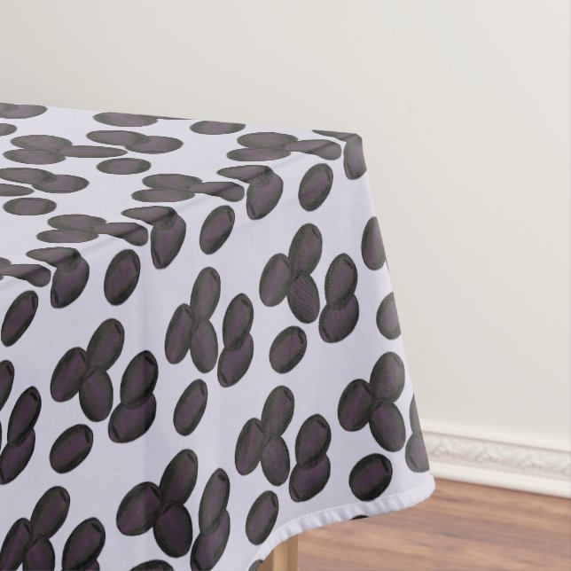 Black Olives Kalamata Greek Mediterranean Food Tablecloth (In Situ)