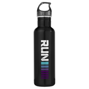 Black Ombré Run Active Sports 710 Ml Water Bottle
