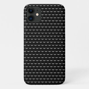 Black on Black Automotive Pattern iPhone 11 Case