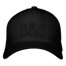 Black on black embroidered Benny and Smith cap