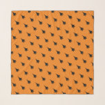 Black on Orange F-15E Jet Patterned Scarf<br><div class="desc">Ideal for the fighter chick pilot,  wso or spouse,  add a little airpower to your wardrobe with this orange and black F-15E Strike Eagle patterned chiffon scarf. This makes the perfect Tigers First Friday,  Pink Flag,  fini-flight or spouse event accessory or a stylish welcome or farewell gift.</div>