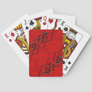 Black on Red "Thorn" Playing Cards