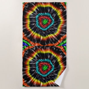 Black Opal Tie Dye,   Beach Towel