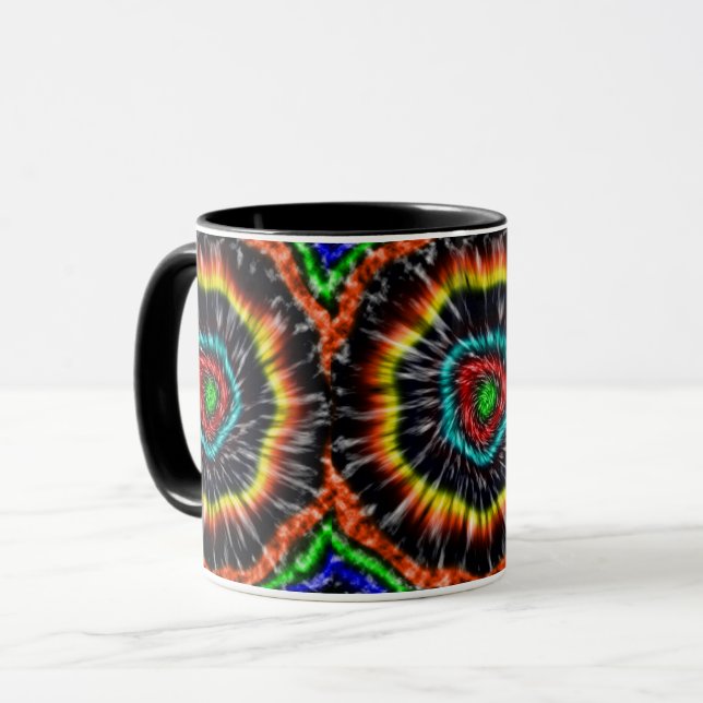 Black Opal Tie Dye,   Mug (Front Left)