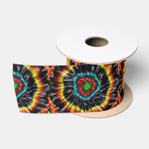 Black Opal Tie Dye, Satin Ribbon
