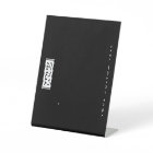 Black or any colour add logo earring display card