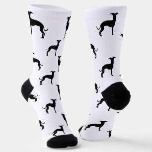 Black (Or Any Other Colour) Iggy Silhouette Patter Socks