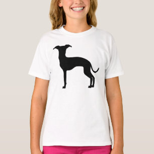 Black (Or Your Colour) Italian Greyhound Silhouett T-Shirt