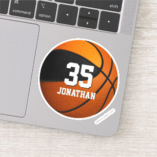 black orange team colours boys basketball