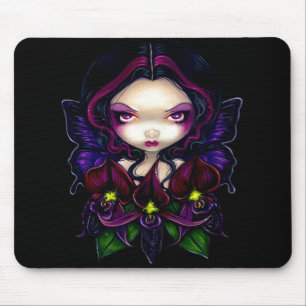 "Black Orchid Fairy" Mousepad