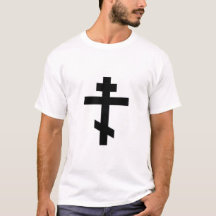 black orthodox cross T-Shirt