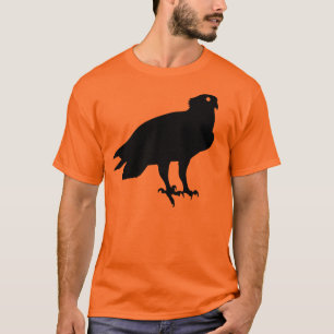 Black Osprey Bird Of Prey Giving You the Stink Eye T-Shirt