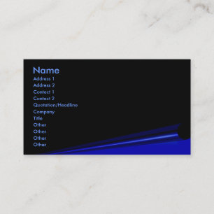 Black Page Curl Profile Card
