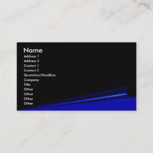 Black Page Curl Profile Card